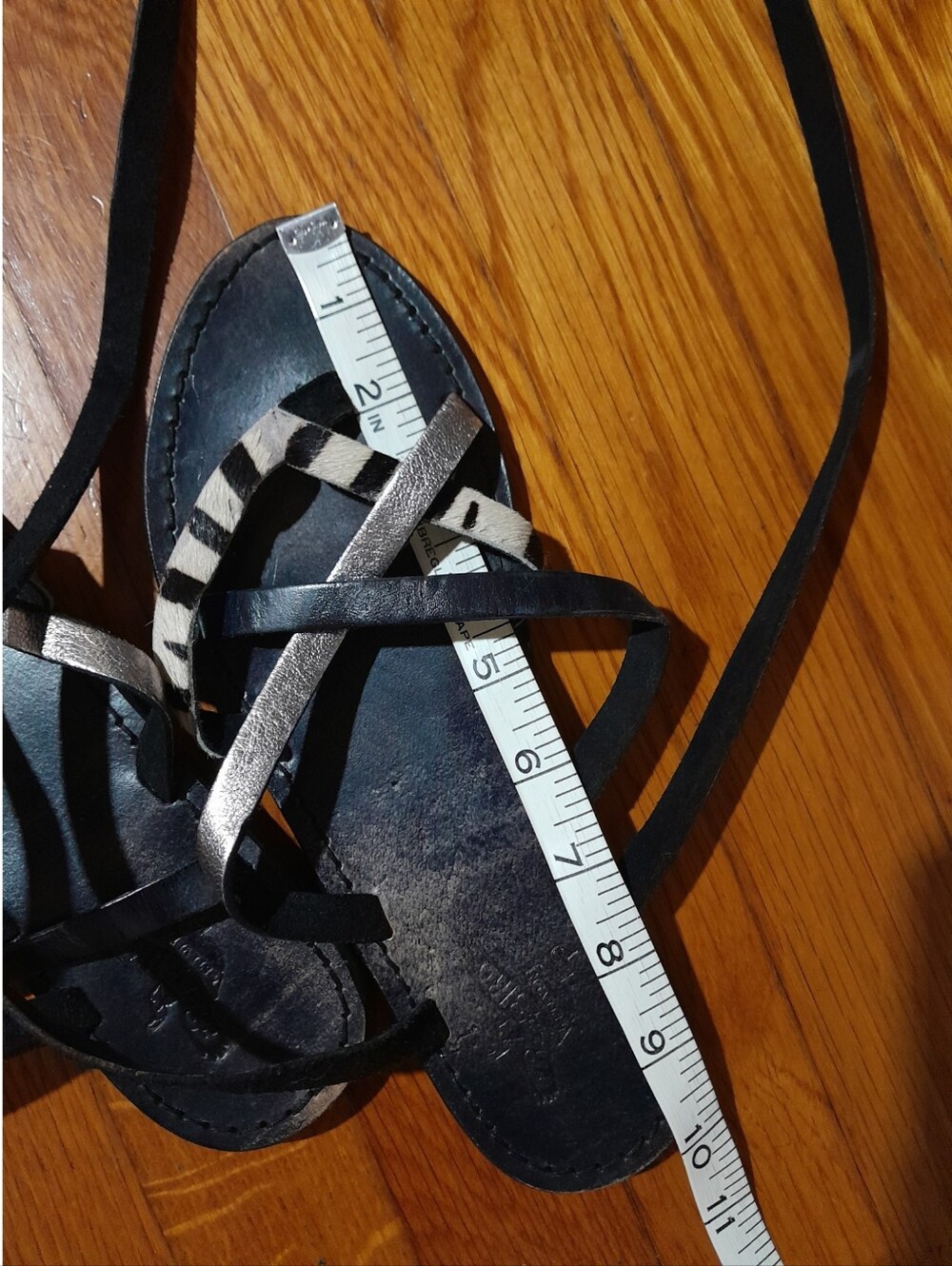 Freebird By Steven gladiator leather flat sandals sz 39 (8) - Picture 10 of 10